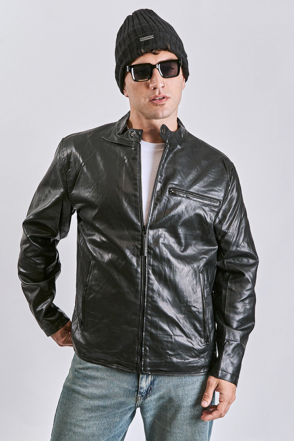 Campera PU Locky