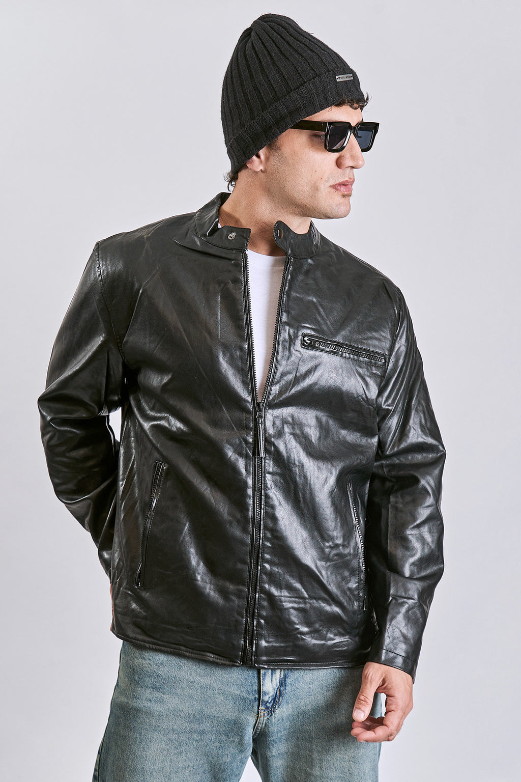 Campera PU Locky