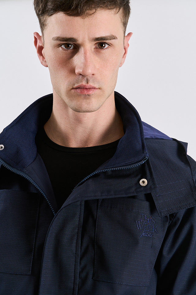 Campera Tech Azul