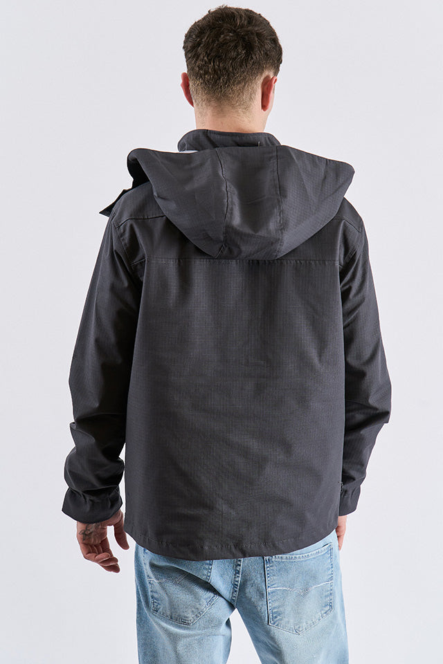 Campera Tech Gris Topo