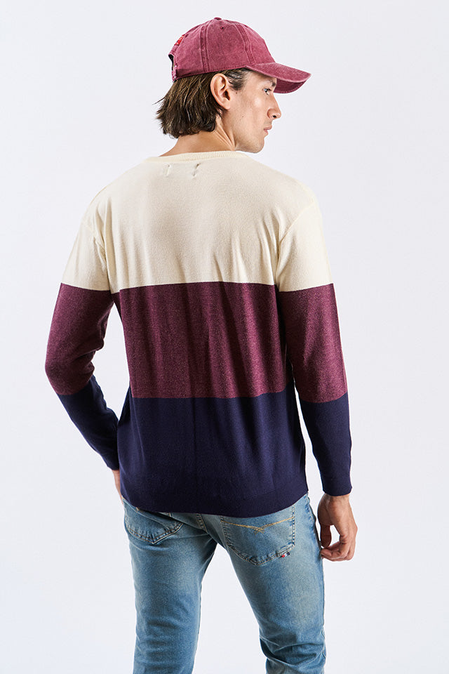 Sweater DONOVAN - Rojo/Marino