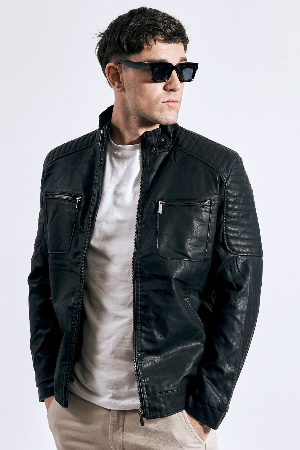 Campera PU Iron