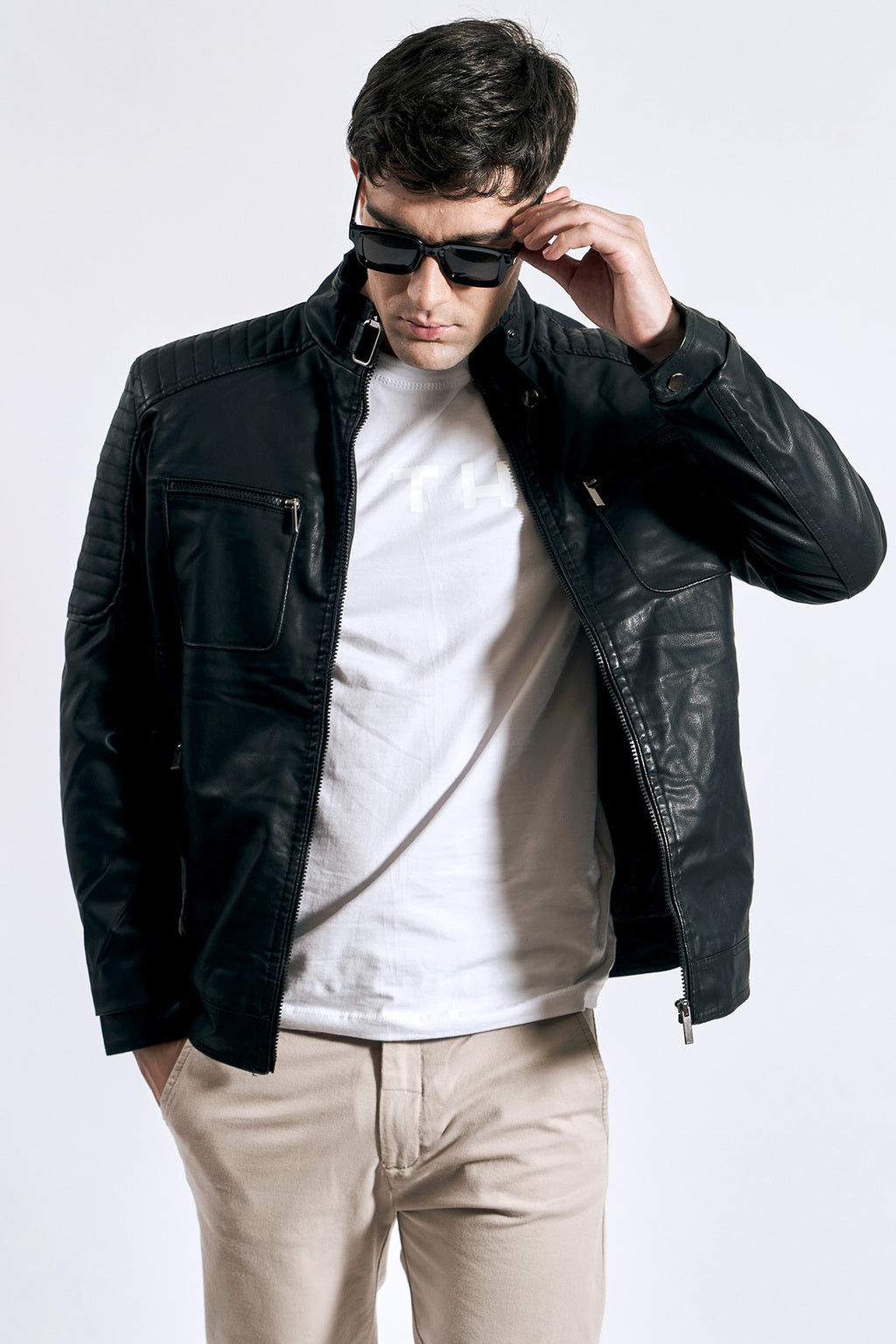 Campera PU Iron